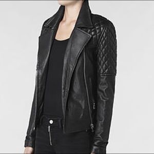 All Saints Walker Leather Jacket